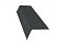 Планка карнизная широкая 100х85 0,45 PE с пленкой RAL 7005 мышино-серый