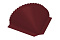 Заглушка малая конусная Velur20 RAL 3005 красное вино