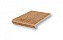 Клинкерная ступень флорентинер Stroeher Keraplatte Roccia 839 ferro 340x294x12 мм