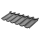 Модульная металлическая черепица Стокгольм XXL, 1185х475 (00000052283)