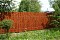 Штакетник Twin фигурный 0,5 Satin RAL 8004 терракота