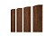 Штакетник Круглый 0,45 Print Twincolor Antique Wood