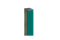 Столб 62х55х1,4х2065 прямоугольный фланец 160х180 RAL 6005 4 отверстия (2,03)