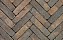 Клинкерная тротуарная брусчатка Penter Oliva wasserstrich tumbled, 200*50*85 мм